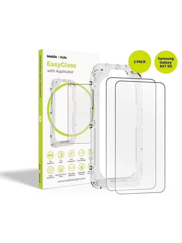 Mobile Origin EasyGlass with Applicator Samsung Galaxy A57 5G - 2 pack