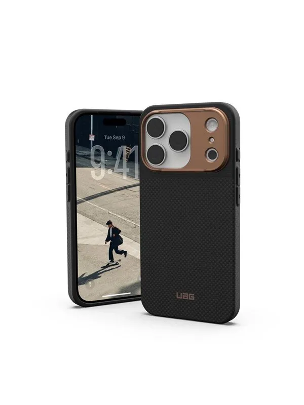 UAG Fibr Armr - kevlar graphite/bronze - iPhone 17 Pro
