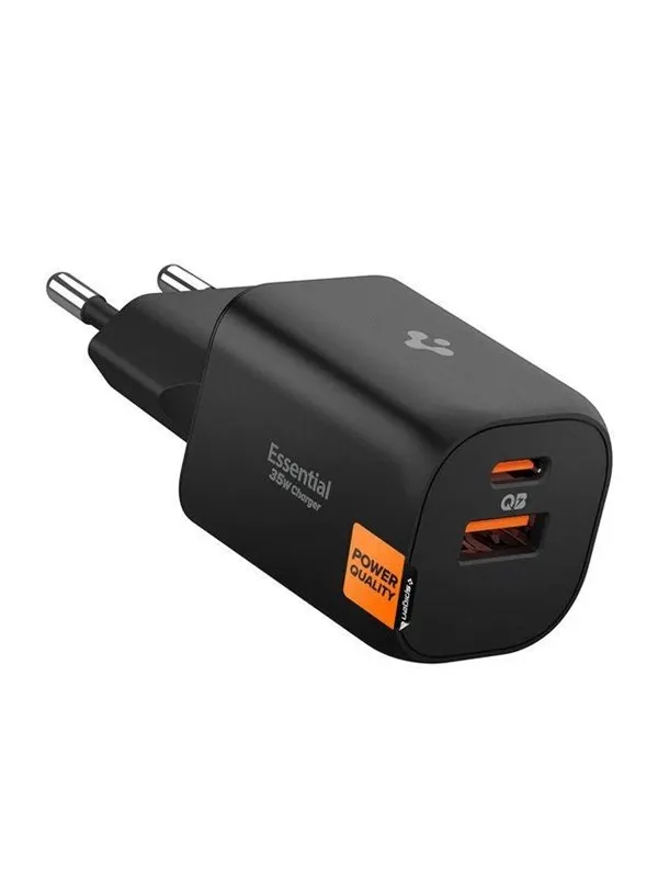 Spigen Essential 35W Wall Charger EE352EU - black