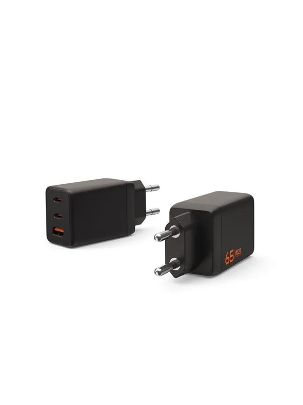 UAG SRGE 65W 3Port 2USB-C - 1USB-AWall Charger EU Black