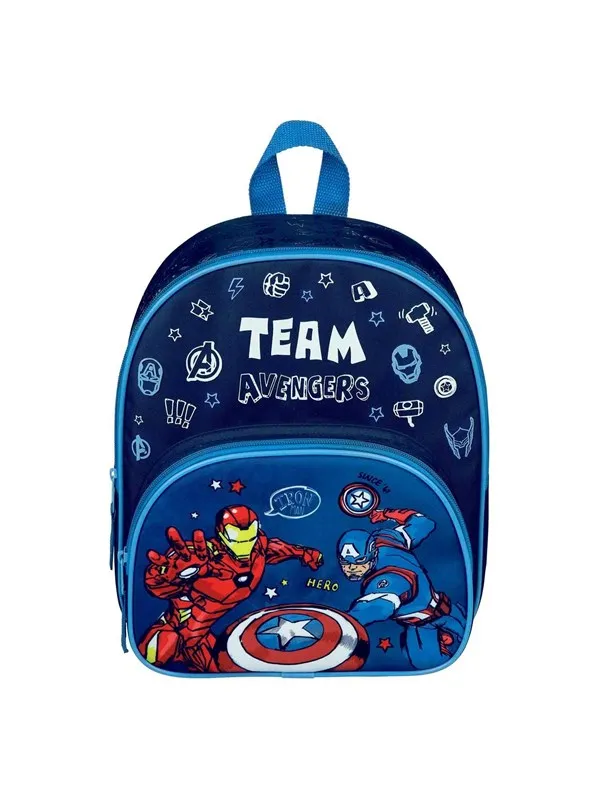 Undercover Avengers Backpack with Front Pocket