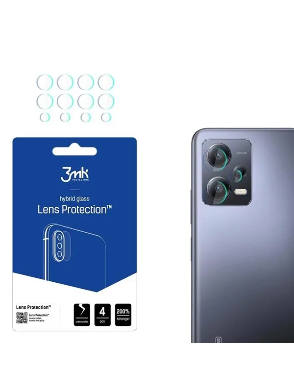 3mk Camera Glass for Xiaomi Redmi Note 12 Pro+ / Note 12 Pro 7H for  Series Lens Protection Lens