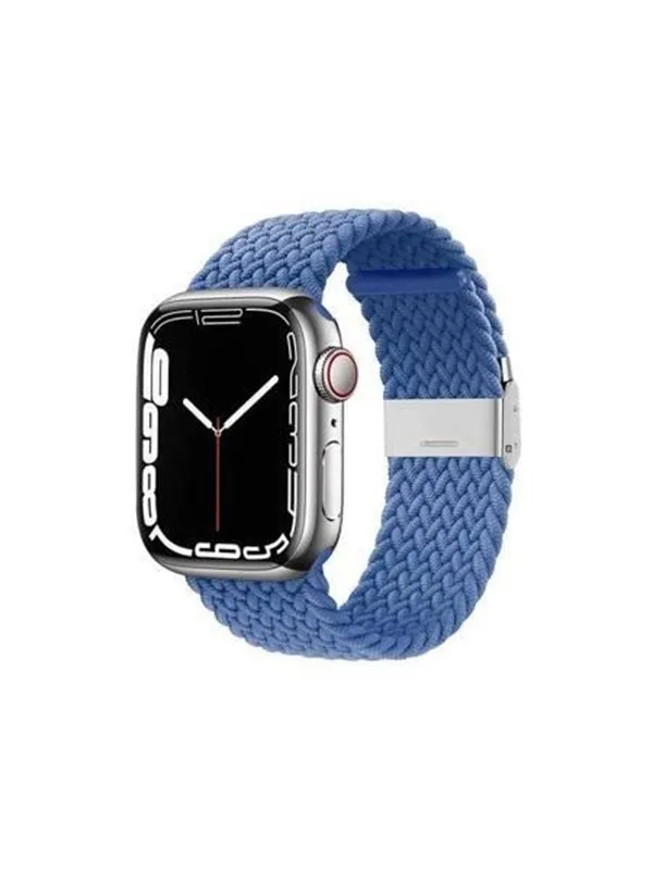 CRONG Wave Band - Braided Apple Watch Strap 38/40/41/42mm (Blue)