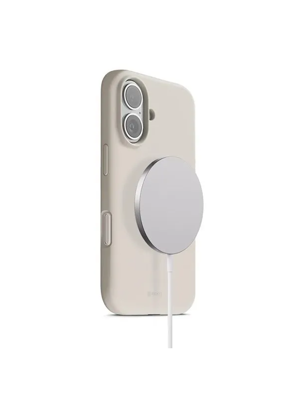 CRONG Color Cover Magnetic - MagSafe iPhone 17 Case (Stone Beige)