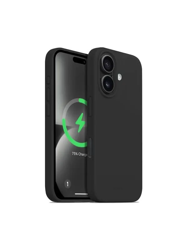 CRONG Color Cover Magnetic - iPhone 16 Plus MagSafe Case (Black)