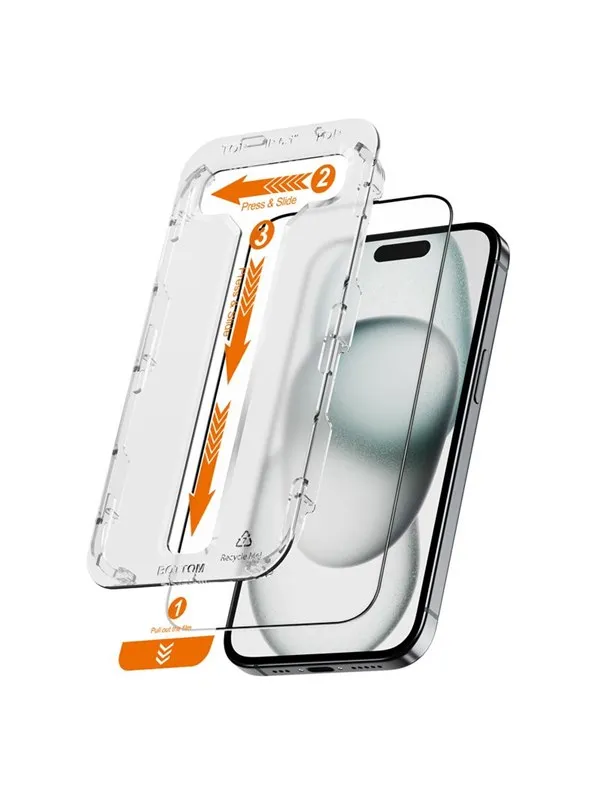 CRONG EasyShield 2-Pack - Tempered Glass iPhone 16 Plus / iPhone 15 Plus (2 pieces)