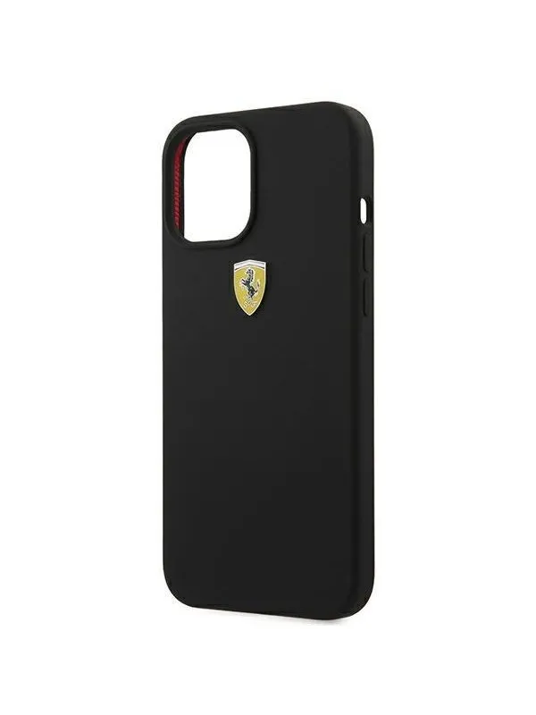 Ferrari On Track Silicone Case for iPhone 12 Pro Max - Black