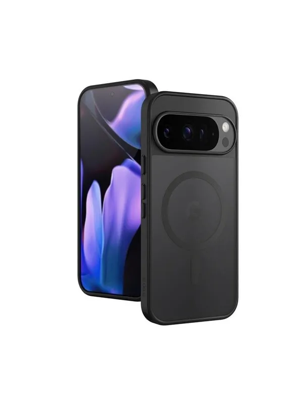 CRONG Hybrid Matte Magnetic - MagSafe Case Google Pixel 9 Pro (Black)