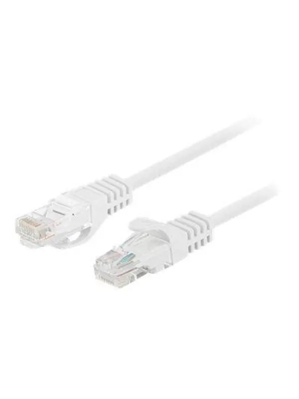 Lanberg patch cable - 1 m - white RAL 9010 - Hvit - 1m