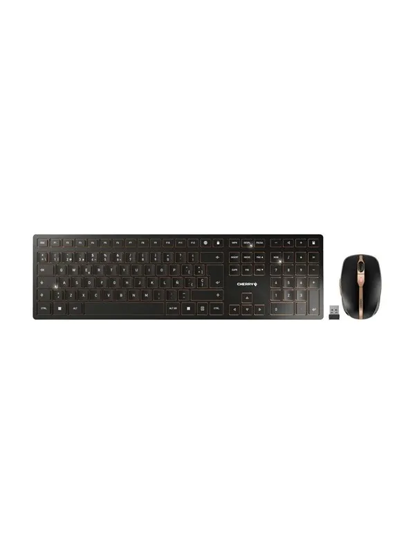 Cherry DW 9100 - Tastatur & Mussett - Svart