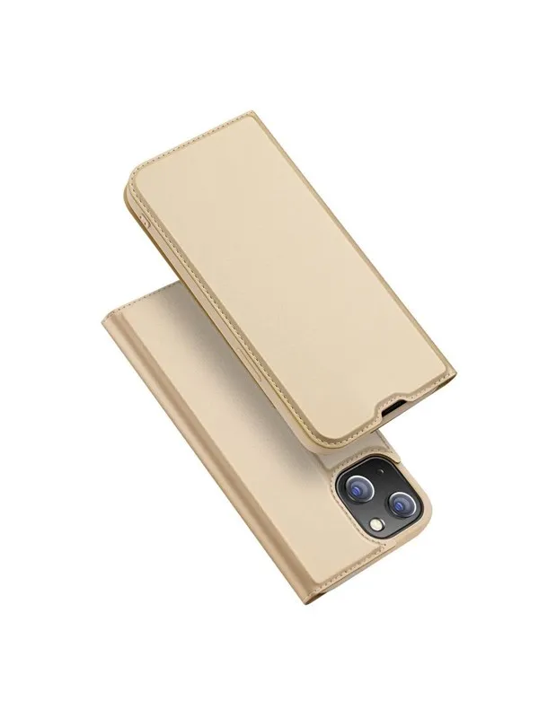 Dux Ducis Skin Pro Holster Case Flip Cover iPhone 13 Mini Gold