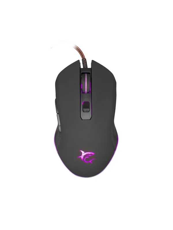 White Shark CYRUS Wired - Gaming mus - Optisk - 6 - Svart