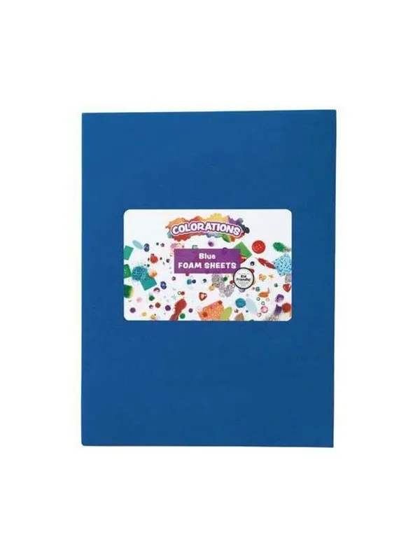Colorations - Foam Sheets Blue 10 pcs.