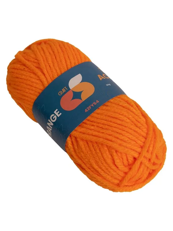 Colorations - Acrylic yarn 4 mm - 50gr - Orange