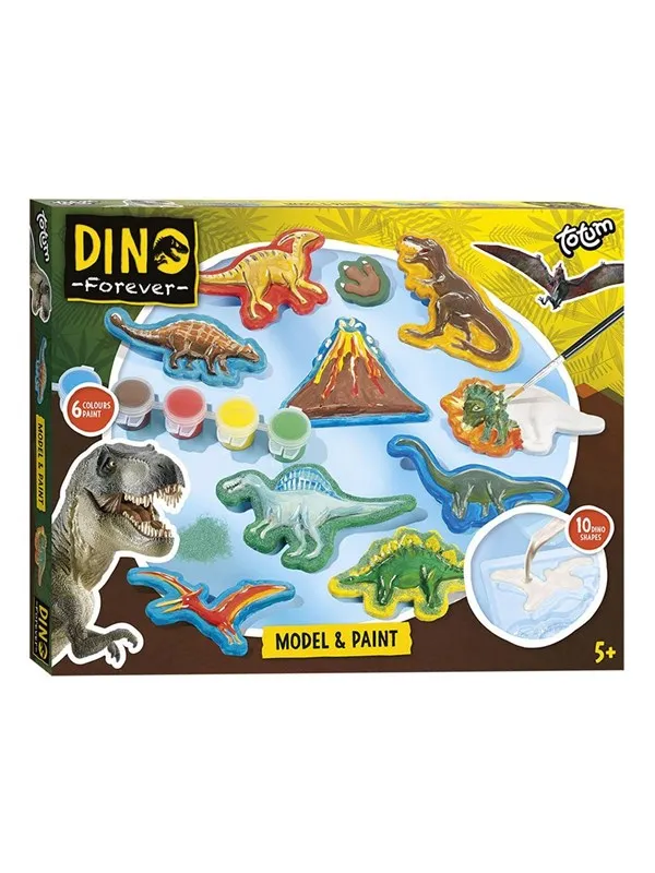 Totum Dino Forever - Plaster Casting and Painting