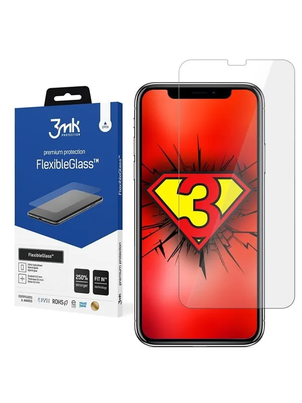 3mk FlexibleGlass™ hybrid glass for iPhone X