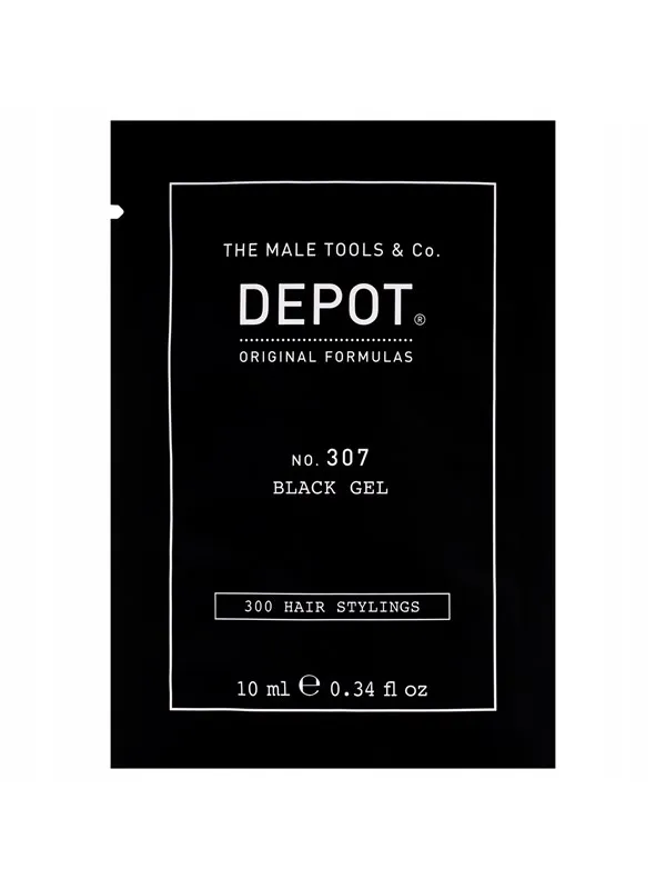 Depot Black Botanical Complex Hair Styling Gel Medium Hold 10 ml
