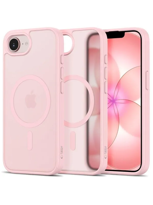 Tech-Protect BasicMag MagSafe Case for iPhone 16e / 17e - Pink Matte