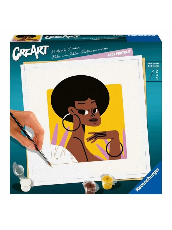 Ravensburger CreArt Paint by Numbers - Female Portrait
