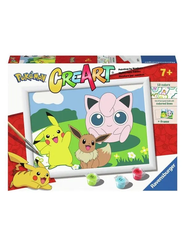 Ravensburger CreArt Paint by Numbers - Pokémon Classics
