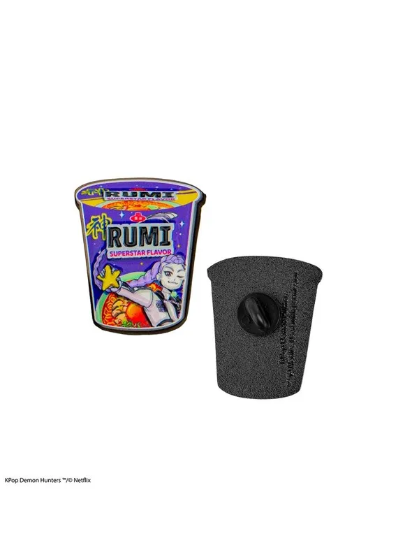 Cinereplicas - Kpop Demon Hunters - Rumi Superstar Flavor Noodles - Pin/Merke