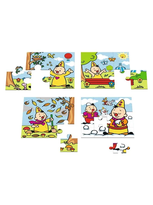 Studio 100 Bumba 4 in 1 Puzzle - Seasons Gulv