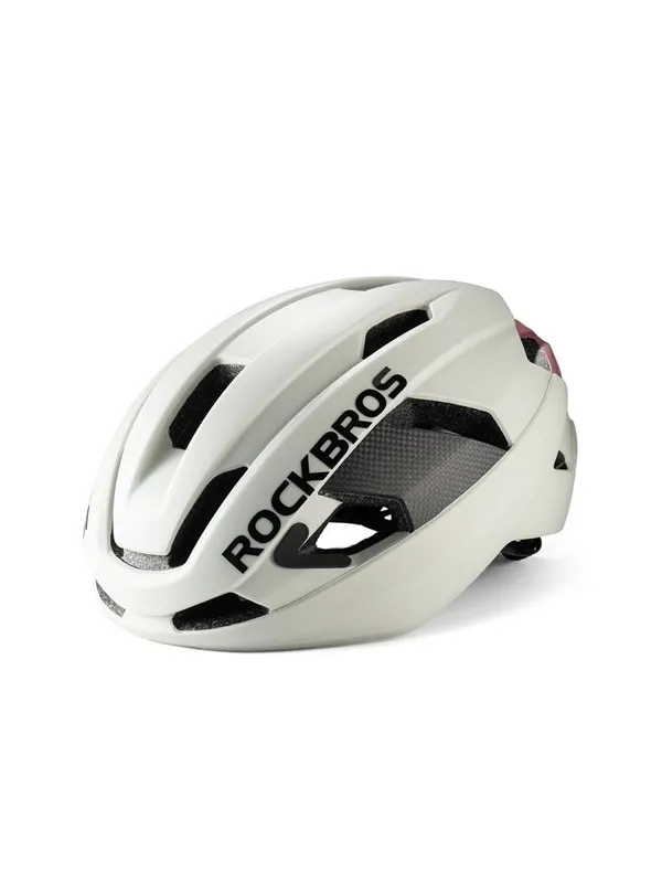 Rockbros LK-15 Carbon Fiber Bike Helmet 58-62cm - Light Gray