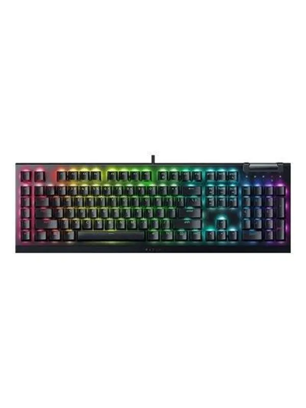 Razer BlackWidow V4 X - Yellow Mechanical (Linear) - Gamingtastatur - Engelsk (USA) - Svart