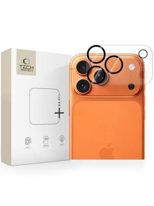 Tech-Protect  Cam Fit+ Camera Cover for iPhone 17 Pro - Transparent