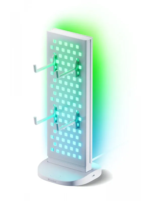 Nanoleaf Gaming Pegboard USB Desk Dock - White