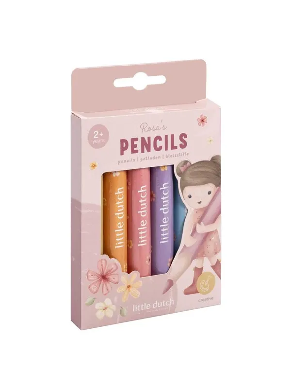 Little Dutch Pencils Pink - 6 pcs.