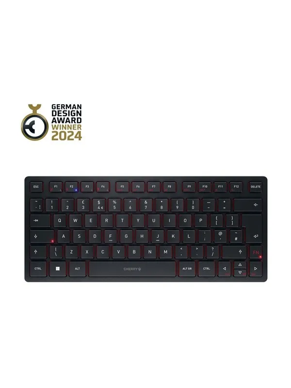 Cherry KW 9200 MINI - Tastatur - Engelsk (Storbritannia) - Svart