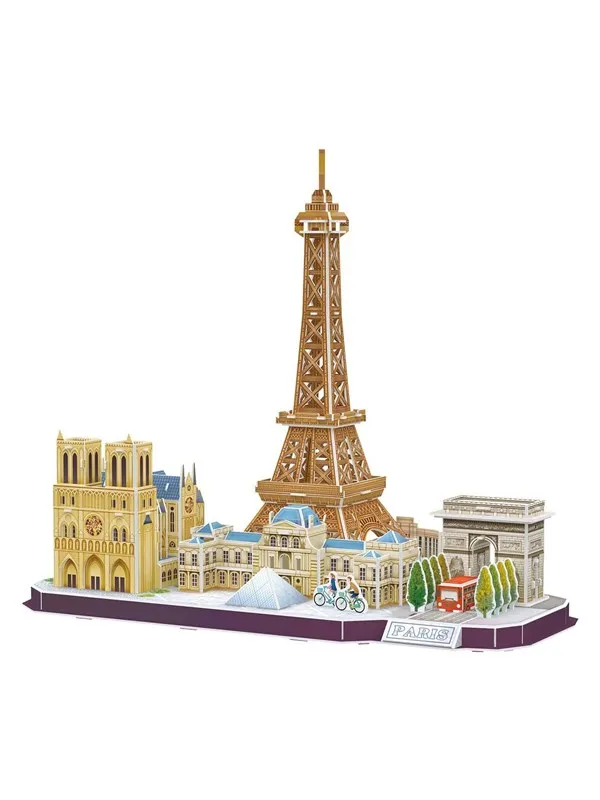 Cubic Fun 3D Puzzle City Line Paris 3D Puslespill