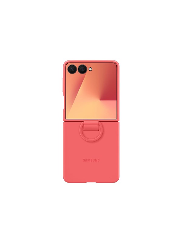 Samsung Galaxy Z Flip7 - Ring Case (Silicone) - Red