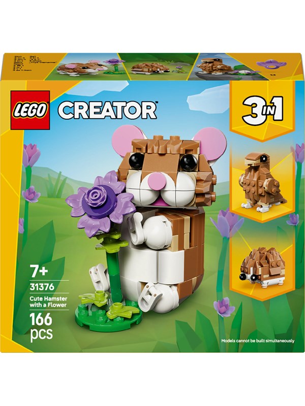 LEGO Creator 31376 Søt hamster med en blomst