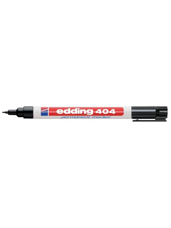 Edding 404 Permanent marker black - 1 pcs