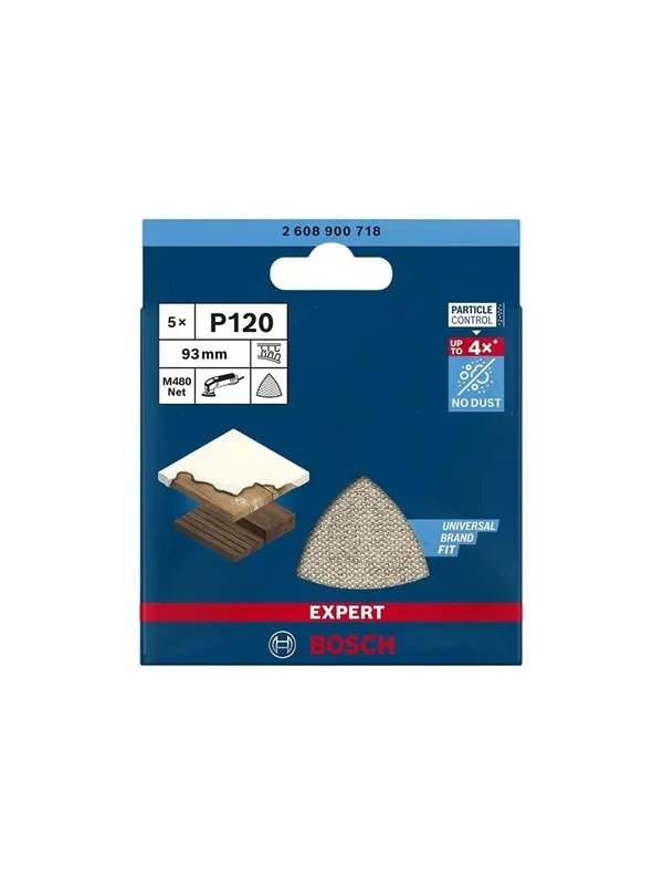 Bosch SLIBEBLAD DELTA 93MM NET K120 5 STK