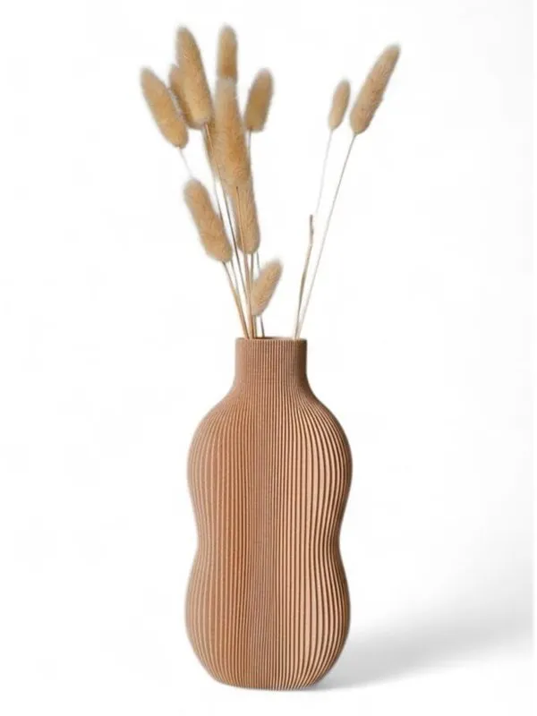 Simiu BABBIA - Vase - 21cm - Beige