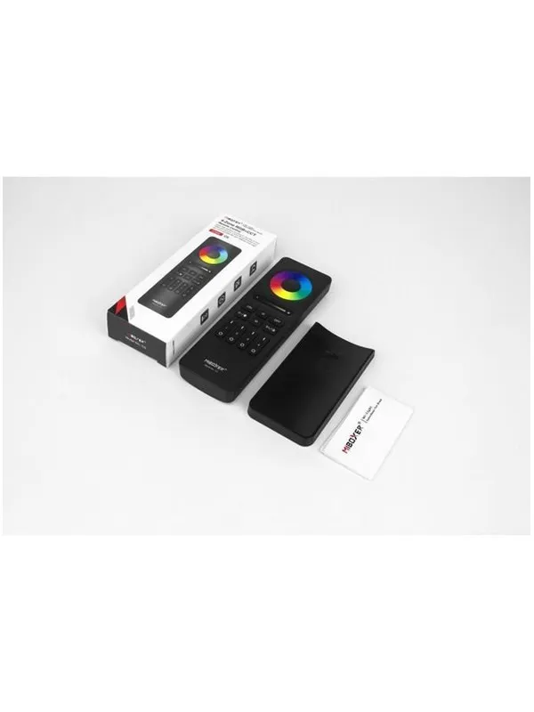 Miboxer Fjernbetjening - Sort - RGB-CCT - 4 Zoner - 2.4GHz RF