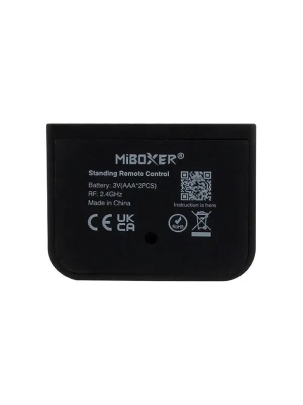 Miboxer Fjernbetjening - Sort - RGB-CCT - 3 Zoner - 2.4GHz RF
