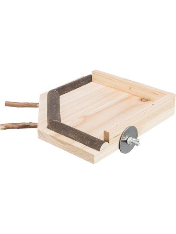 Trixie Landing area with perches wood 19 × 19 cm