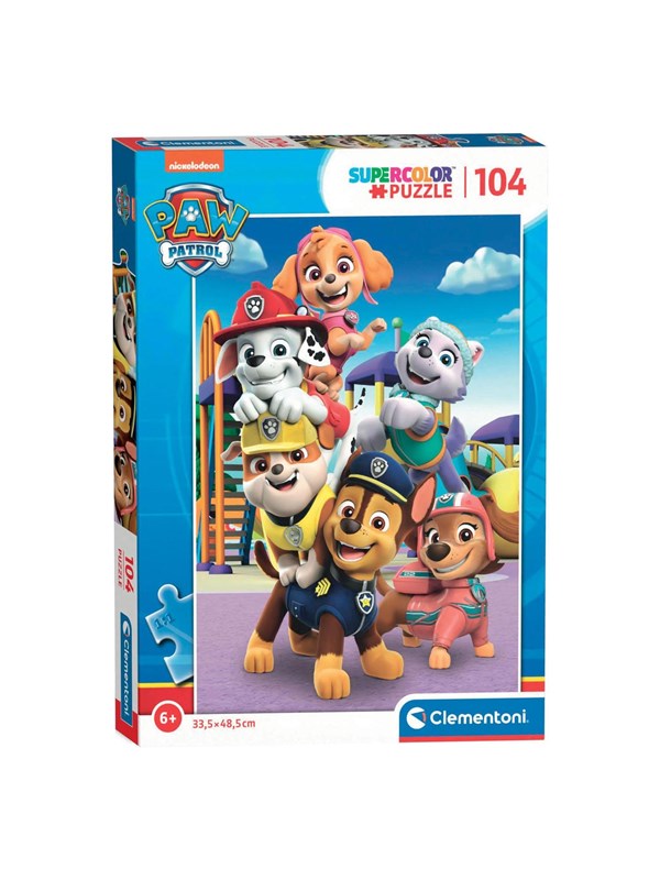 Clementoni Puzzle - PAW Patrol 104pcs. Gulv
