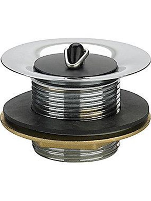 Viega Bottom valve 1 1/2'' with plug Chrome