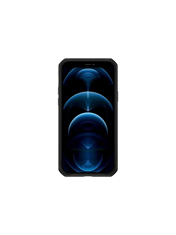 ITSKINS FERONIABIO PURE Cover for iPhone 12 Pro Max®. Black and transparent