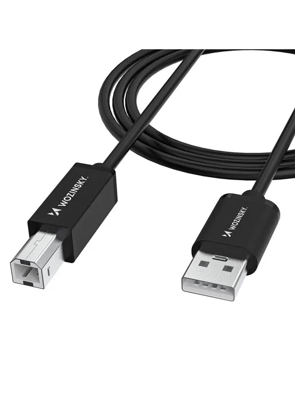 Wozinsky WKDDY4S USB-B - USB-A 480Mb/s Cable 1m - Black