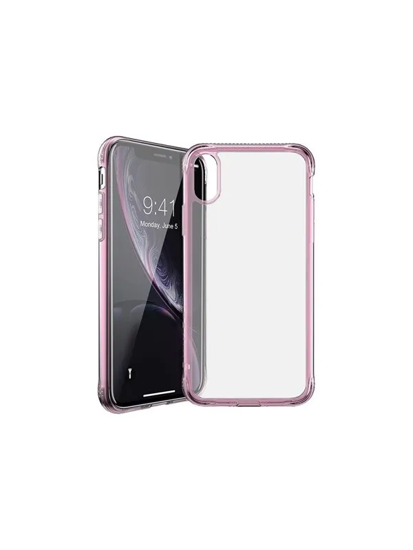 ITSKINS  NANO ICE cover for iPhone XR®. Light pink and transparent