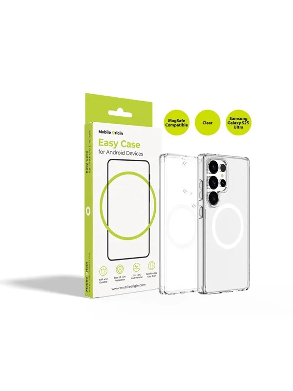 Mobile Origin Easy Case MagSafe Clear - Samsung Galaxy S25 Ultra