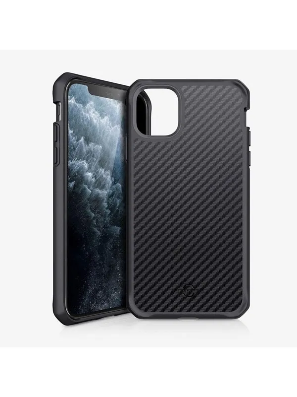 ITSKINS  BALLISTICï»¿ CARBON cover for iPhone 11 Pro / XS / X®. Black