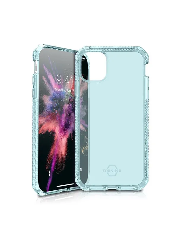 ITSKINS SPECTRUM CLEAR cover for iPhone 11 Pro / XS / X®. Light blue