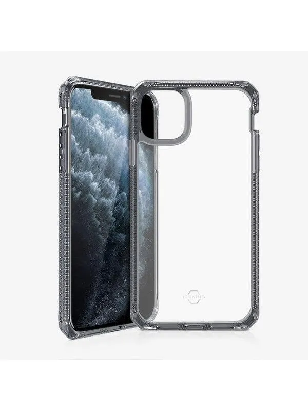 ITSKINS HYBRID CLEAR cover for iPhone 11 Pro Max / XS Max®. Black and transparent